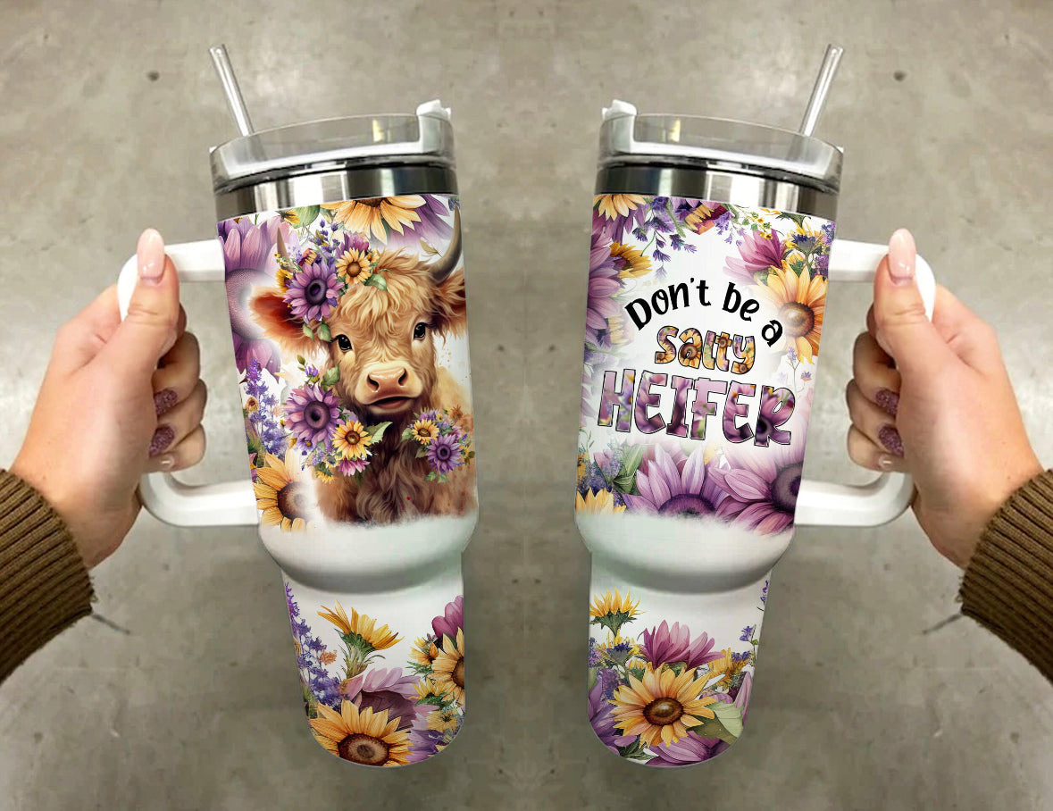 Cow Hyde 40oz tumbler