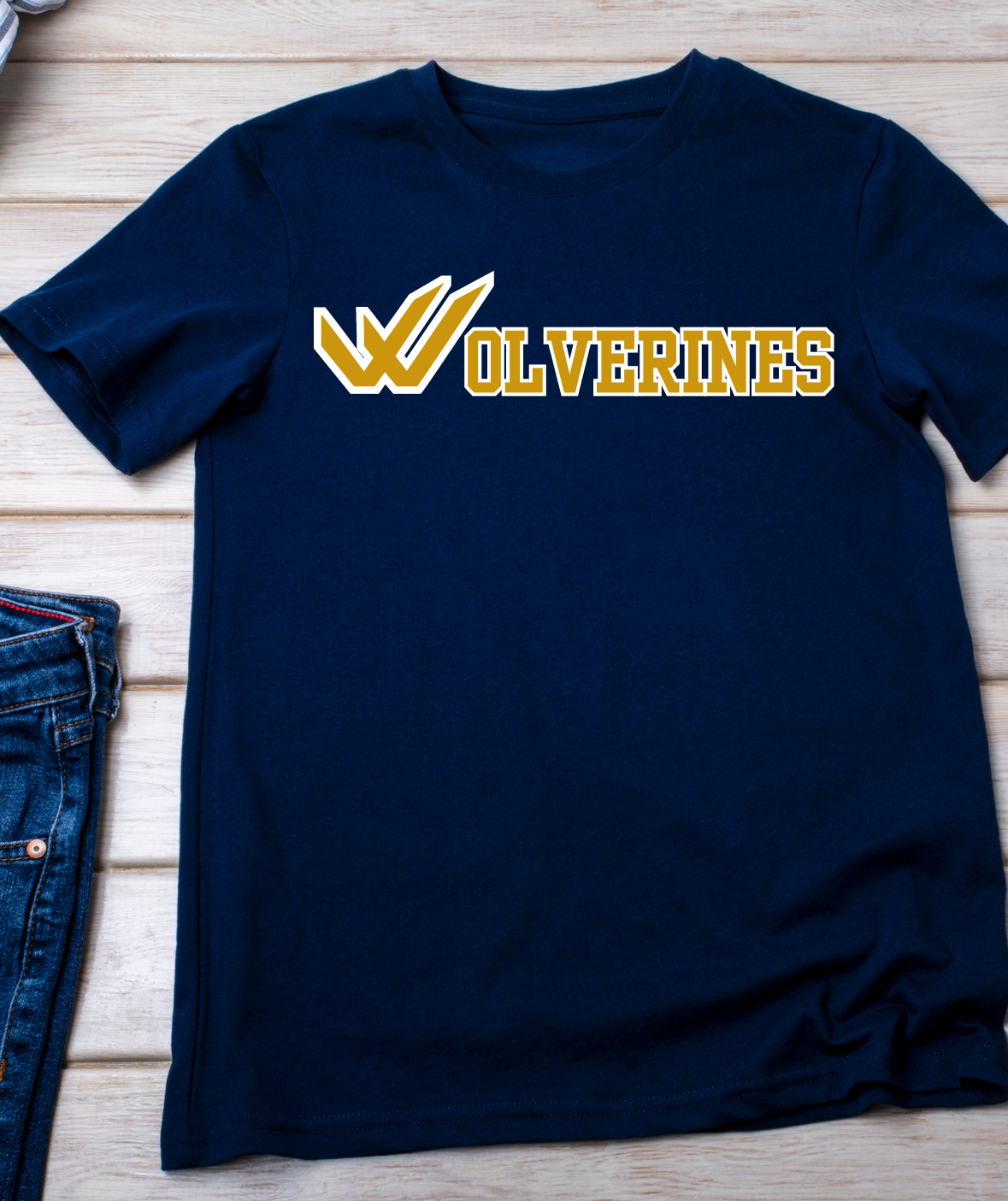 Navy Cotton Gildan