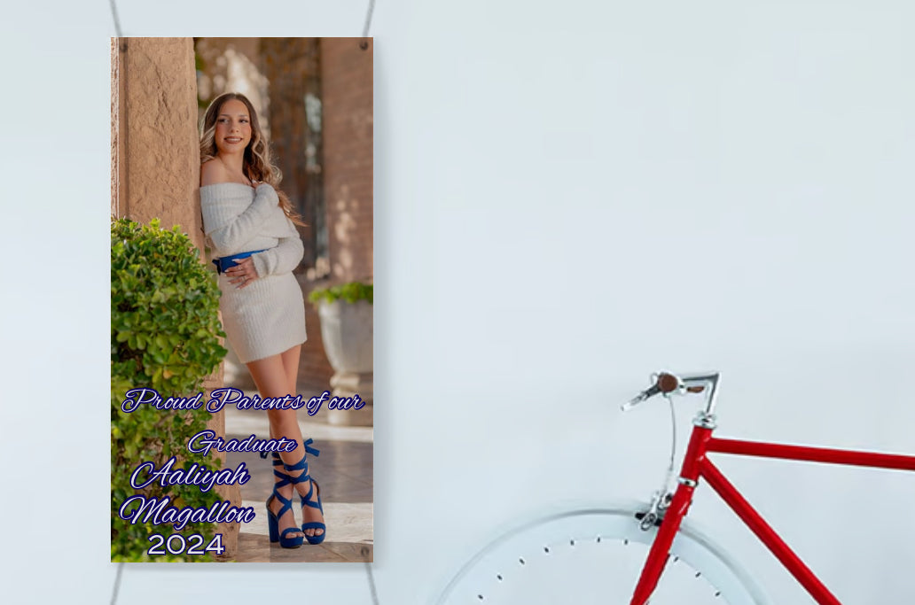 Graduation Banner 18w 3.5 feet