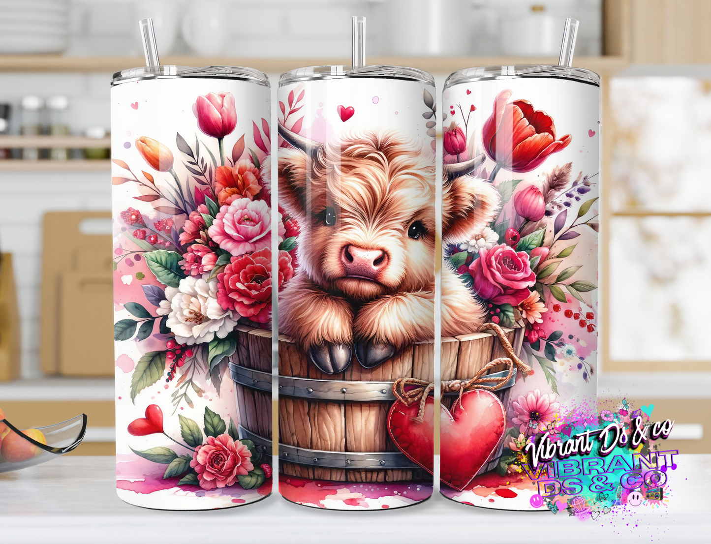 valentines Baby cow