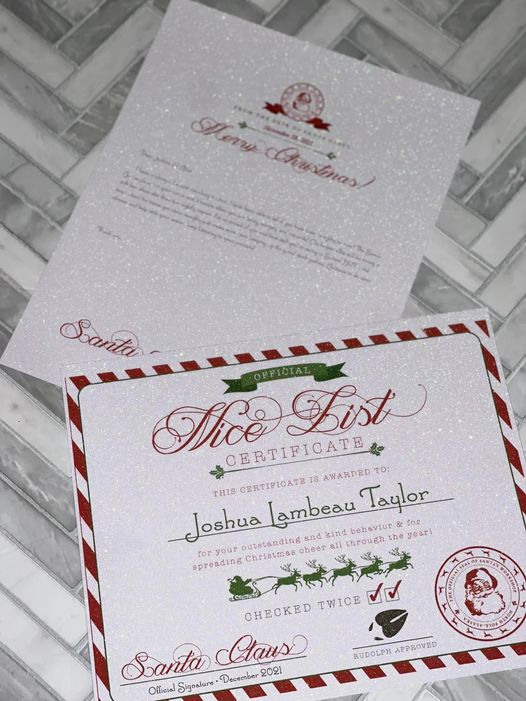 Santa letter
